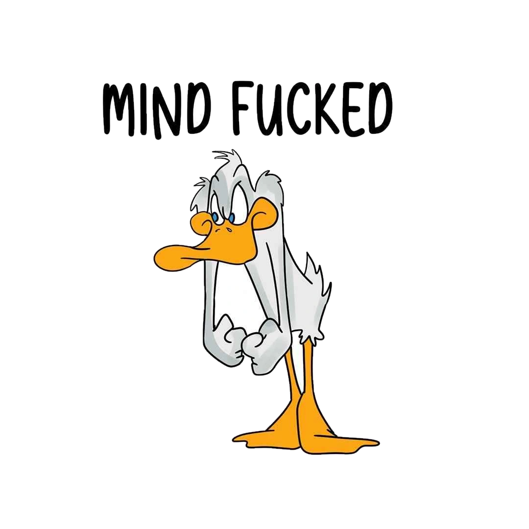Mind fucked!! Sticker